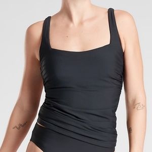 NWT Athleta Aqualuxe Square Neck Bra Cup Tankini